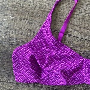 Fendi Women's Vibrant Purple Bralette